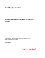 Acomb SEA Screening Final Report