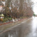 A6079 towards A69
